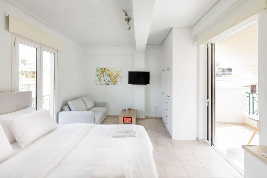 Adorable Sunny Studio With Private Balcony I Aten Exteriör bild